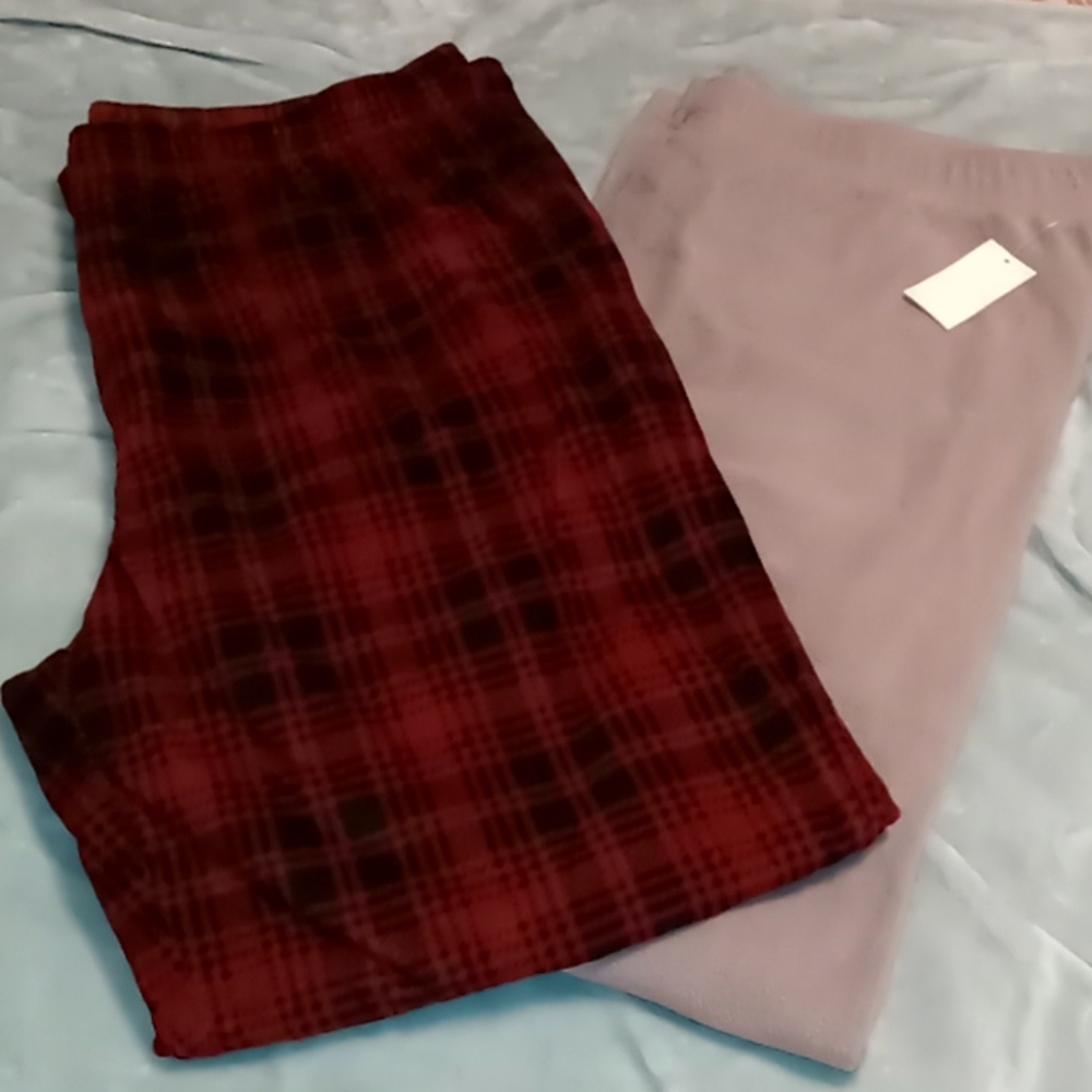 Men's Pajama Bottom(SKU577)GRAY & BURGANDY PANTS